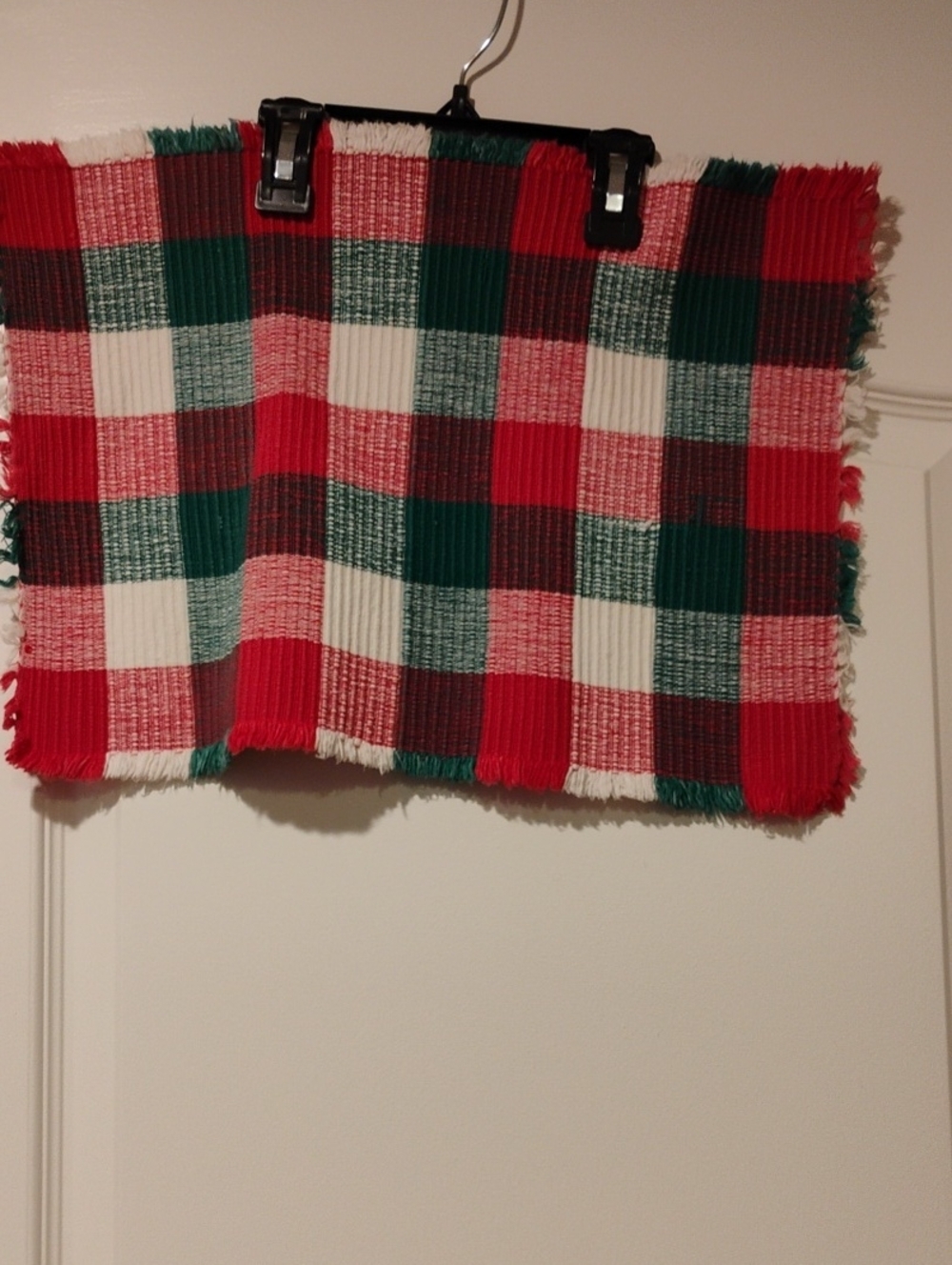 Vintage- Plaid-Christmas Placemats Set Of 10